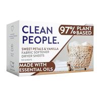 THE CLEAN PEOPLE Fabric Softener Dryer Sheet