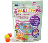 The Clean Teeth Pops, piruletas anticariedades, deliciosos sabores, tropical, 6 onzas