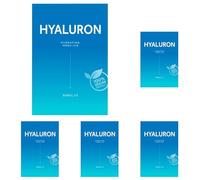The Clean Vegan Mask - HYALURON (Paquete de 5)