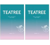 The Clean Vegan Mask - TEA TREE (Paquete de 2)