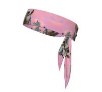 The Clear Sound of Camel Bells - Bandana deportiva de doble cara con cordón de doble cara, adecuada para tenis, correr y yoga