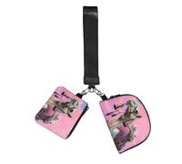 The clear sound of camel bells - Juego de 2 llaveros de muñeca para mujer, lápiz labial, llaves, gimnasio, viaje diario