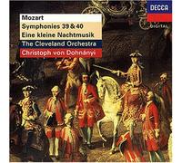 The Cleveland Orchestra - Mozart;Symphonies 39 & 40