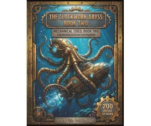 The Clockwork Abyss: Book Two: Mechanical Tides: An Adult Coloring Book of Steampunk Marine Life