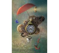 The Clockwork Frog Dream Journal: Lined Hardcover Notebook, 6x9 inches, 120 cream pages
