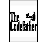 The Codefather - Funny Programmer Parody Design Notebook: Portable Lined Journal - Great for Writers, Students, or Gifts - 6 x 9 Inches