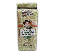 The Coffee Fool Fool's Decaf Swiss Water Colombian Supremo Whole Bean Coffee, 12 Ounce