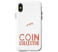 The Coin Collector Retro Funny Coin Collection Presente Carcasa para iPhone X/XS
