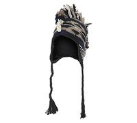 The Collection Royal Mohawk - Gorro con Forro de Lana - Gris - Talla única