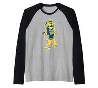 The College of New Jersey TCNJ Roscoe The Lion Spirit Mascot Camiseta Manga Raglan