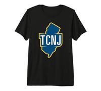 The College of New Jersey TCNJ State Outline Logo Camiseta Premium