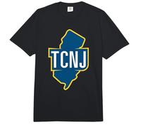 The College of New Jersey TCNJ State Outline Logo Comfort Colors Adult Heavyweight T-Shirt
