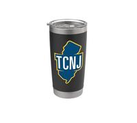 The College of New Jersey TCNJ State Outline Logo Vaso térmico de acero inoxidable de doble pared