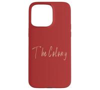 The Colony Texas Vintage diseño elegante Carcasa para iPhone 15 Pro Max