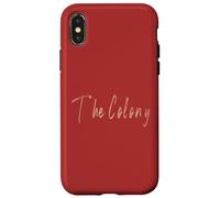 The Colony Texas Vintage diseño elegante Carcasa para iPhone X/XS