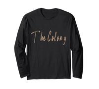 The Colony Texas Vintage diseño elegante Manga Larga