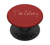 The Colony Texas Vintage diseño elegante PopSockets PopGrip Adhesivo