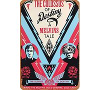 The Colossus of Destiny: A Melvins Tale - Póster retro de metal vintage de 30,5 x 20,3 cm, decoración de pared