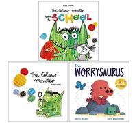 The Colour Monster Goes to School, The Colour Monster, The Worrysaurus 3 Books Collection Set
