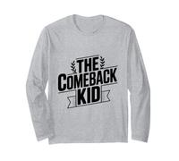 The Comeback Kid Inspirador Motivacional Manga Larga