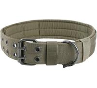 The Comfort Collares for Perros, Collar táctico de Nailon for Perros medianos y Grandes, Collar for Perros Resistente, Collar Grueso for Perros, Collares de Entrenamiento duraderos(Army Green,M)