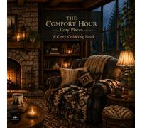 The Comfort Hour: Cozy Places: A Cozy Coloring Book for Relaxation and Stress Relief