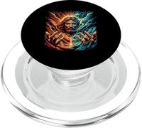The Coming of the King and Living Face of the Father's PopSockets PopGrip para MagSafe