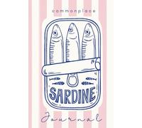 The Commonplace Journal. 6x9 in | 100 dotted pages | pink and blue sardine: A Curated Archive of Ideas, Quotes, and Insights: A 100-Page Notebook with Index for Intellectual Growth