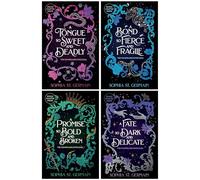 The Compelling Fates Saga by Sophia St. Germain 4 Books Collection Set (A Tongue so Sweet and Deadly, A Promise so Bold and Broken, A Bond so Fierce and Fragile & A Fate so Dark and Delicate)