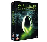 The Complete Aliens Quadrilogy Collection [5 Discos] Juego de caja de DVD: 1: Alien / 2: Aliens / 3: Alien 3 / 4: Alien Resurrection + Características adicionales, Archivos de discos láser/Remolques teatrales / Puntos de TV