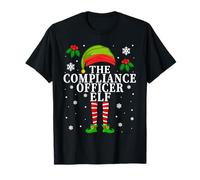 The Compliance Officer Elf Christmas Matching Camiseta