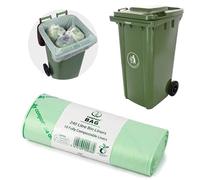 The Compost Bag Company - Bolsas de basura compostables de 240 litros x 10 bolsas de basura compostables para jardín, cocina, oficina y casa, 100 % biodegradables (verde)