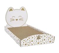 THE CONCEPT FACTORY - AN6074 Rascador en Forma de Cama para Gato - Confort y Diseño Atractivo - Multifuncional - Fácil de Mantener - Tamaño 44 cm - Color Marrón