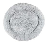 THE CONCEPT FACTORY - AN6076, Cojín en Forma de Donut para Mascotas, Confort Óptimo, Diseño Elegante, Fácil de Mantener, Diseñado para Perros y Gatos, 80CM, Color Gris