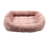 THE CONCEPT FACTORY, AN6077, Cojín Acogedor para Animales, Comodidad óptima, diseño Elegante, fácil de Mantener, Ideal para Gatos y Perros, tamaño 46 x 39 x 7 cm, Color Rosa