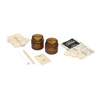 THE CONCEPT FACTORY - BO0178, Set DIY Vela Apotecario para Hacer en Casa, Kit Completo con Frascos de Vidrio Ámbar, Diseñado para Principiantes y Entusiastas, Multicolor, 20x8x20 cm