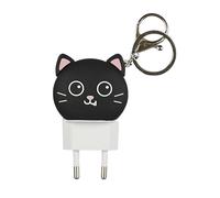 THE CONCEPT FACTORY - HT0149 Adaptador de Carga 20W Gato Kawaii - Diseñado para Carga Rápida - Compatibilidad Universal - Seguridad Avanzada - Compacto y Portátil