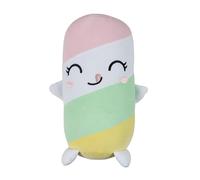 THE CONCEPT FACTORY, PE0043, Peluche Kawaii 40 cm, Douce et colorée, idéale pour Jouer ou décorer, en Vert, Blanc et Jaune, Compagnon Parfait pour Enfants et Adultes, Chamallow Rose