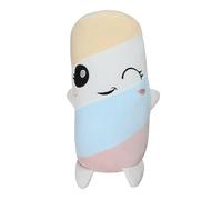 THE CONCEPT FACTORY, PE0044, Peluche Kawaii H60 cm, Douce et colorée, idéale pour câlins et décoration, hypoallergénique, Facile à Entretenir, Couleurs, Jaune, Blanc, Rose, Chamallow Vert