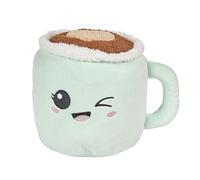 THE CONCEPT FACTORY - PE0055 Peluche Taza Kawaii - H22 Cm - Diseñada para Abrazos y Decoración - Materiales No Tóxicos e Hipoalergénicos - Color Verde