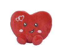 THE CONCEPT FACTORY - PE0057 Peluche Corazón Kawaii 14 cm, Suave e Hipoalergénica, Juguete o Decoración, Regalo para Todas Las Edades, Colores Rosa y Rojo, Colores Surtidos