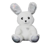 THE CONCEPT FACTORY - PE0059 Peluche Animada Kawaii 30 Cm - Diseñada para Niños - Suave e Hipoalergénica - Compañera de Juego y Decoración - Color Blanco