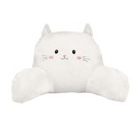 THE CONCEPT FACTORY - TX0331 - Cojín de Lectura Kawaii Crema Ergonómico - Diseño Adorable - Confort Óptimo para Relax y Ocio - Ideal para Salón o Dormitorio - Tamaño 60x35 cm - Color Crema