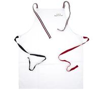 THE CONCEPT FACTORY TX7249 Brigade Des Étoiles-Delantal para Adulto (85 x 67 cm), Poliéster, Blanco, Rojo y Negro, 67 x 0.2 x 85 cm