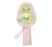 THE CONCEPT FACTORY - VE6097 Ventilador Aguacate Kawaii Verde, Ventilador de Escritorio Silencioso y Compacto, Diseño Divertido y Original, para Casa u Oficina