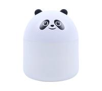 The Concept Factory - Ve6099 - Difusor Kawaii Panda de 10 cm en ABS - Cambia de Color - Ideal para Crear un Ambiente Relajante hogar o la Oficina - Blanco y Negro