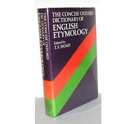 The Concise Oxford Dictionary of English Etymology