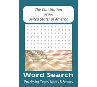 The Constitution of America Word Search Puzzle Book: Word Searches with Easy to Read Print about the Constitution, 6X9 inches,110 pages: 50+ Puzzles. ... Gifts, Holidays, Vacations and Free time.