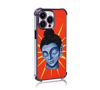 The Contemplative Buddha Four-corner airbags phone case TPU for iPhone 13