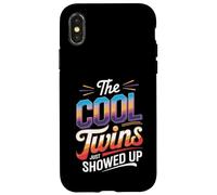 The Cool Twins Just Showed Up Funny Design Carcasa para iPhone X/XS